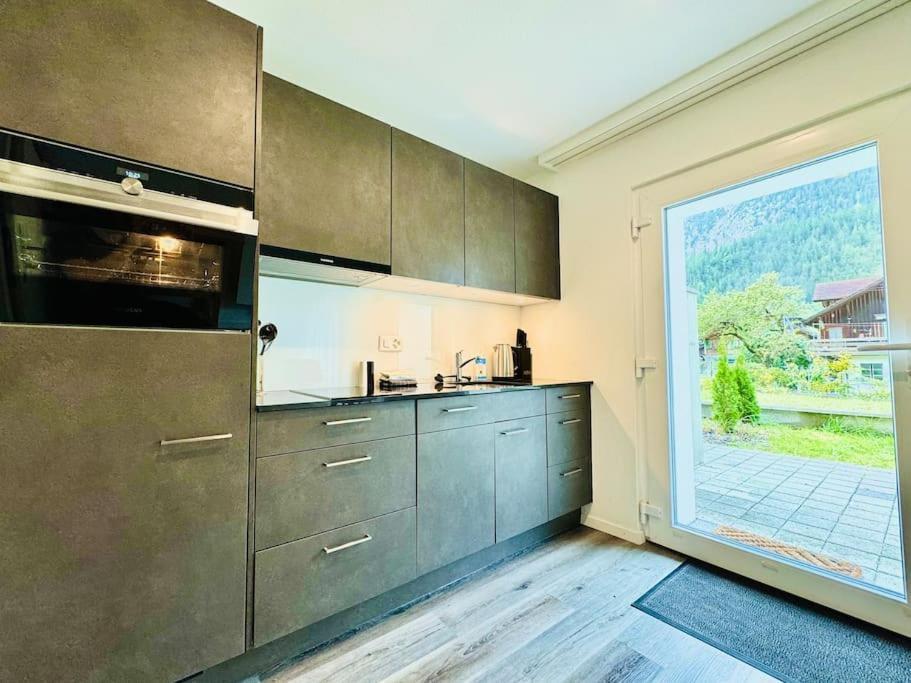 Appartamento Cute & Cozy Oasis, Private Afternoon Sun Terrace Kandersteg Esterno foto