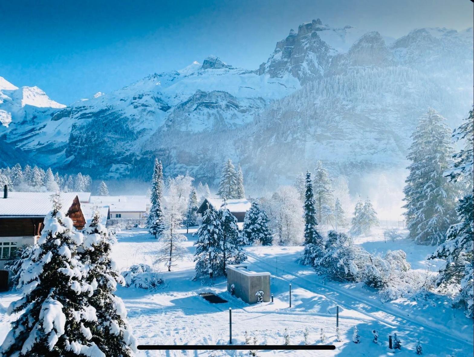 Appartamento Cute & Cozy Oasis, Private Afternoon Sun Terrace Kandersteg Esterno foto